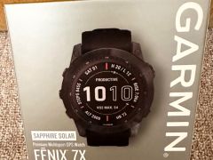 Garmin Fenix 7X Sapphire Solar Titanium Black