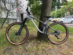 CTM Scroll PRO 29 bicykel, matná oceľovosivá/lesklá čierna, XL