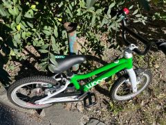 Woom 2 14 detský bicykel, green