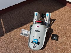 Thule RideAlong detská cyklosedačka, svetlá sivá