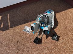 Thule RideAlong detská cyklosedačka, svetlá sivá