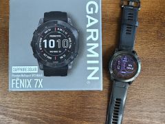 Garmin Fenix 7X Sapphire Solar Carbon Gray DLC Titanium/Black Band