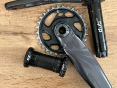 MTB kliky Sram GX Eagle DUB Wide, X-Sync 12s lunar Boost 170mm + střed73 mm, BSA DUB Wide