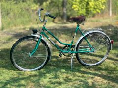 Damsky mestky retro bicykel