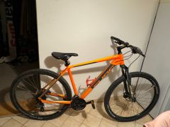 Cube 29 Aim Pro Mountain Bike in Orange/Grey