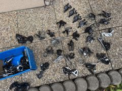 Shimano + Sram hazky,smyky,řazení