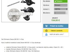Predám komplet set na 12 rychlosti Shimano