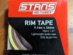 Nová bezdušová páska Stan&#039;s Tubeless Rim Tape 36mm