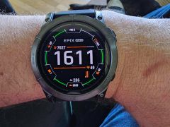 Garmin epix Pro (g2) Sapphire, 51 mm, Carbon Gray DLC Titanium, Black band