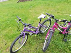 2 detské bicykle pre dievčatá