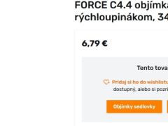 Rychloupinak Force 31.8mm, novy