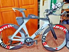 Triatlonový Bicykel BMC Timemachine 02 Karbón veľkosť MS /53-54/