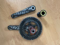 Sram RED 22 kľuky, T50/34, + stred Truvativ Sealex GXP