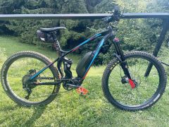 Celoodpružený ľahký duralový E-bike CTM  Switch