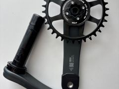 Prodam kliky e-Thirteen TRS Race carbon 170mm vcetne prevodniku 34z a stredu - nepouzite