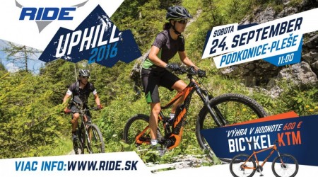 Pozv&aacute;nka: RIDE UPHILL 2016 - preteky e-bikov a bikov do vrchu