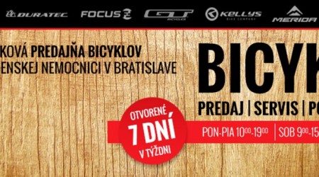 VeloCity – Predaj, servis a požičovňa bicyklov pri Železnej Studničke v Bratislave