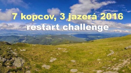 Pozv&aacute;nka: Restart challenge 2016 - 7 kopcov a 3 jazer&aacute;
