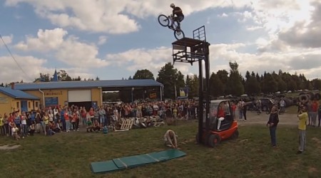 World Record for highest Trial Bike Jump