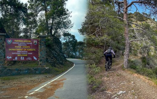 MTB traily na Cypre &ndash; Bikeland Macheras