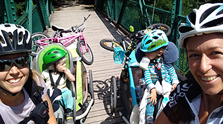 Tip na výlet: Skúška sily – zbaľ si veci, deti a choď na bike
