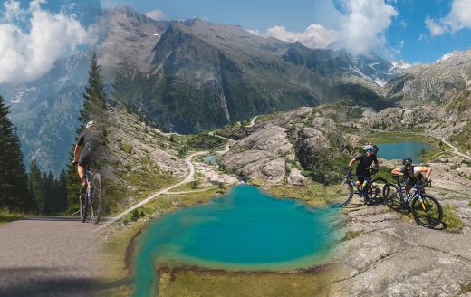 Z&aacute;žitkov&eacute; gravel trasy v okol&iacute; Madonna di Campiglio