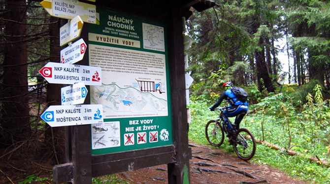 Jesenn&eacute; bikovanie v okol&iacute; cyklistick&eacute;ho raja s n&aacute;zvom Donovaly
