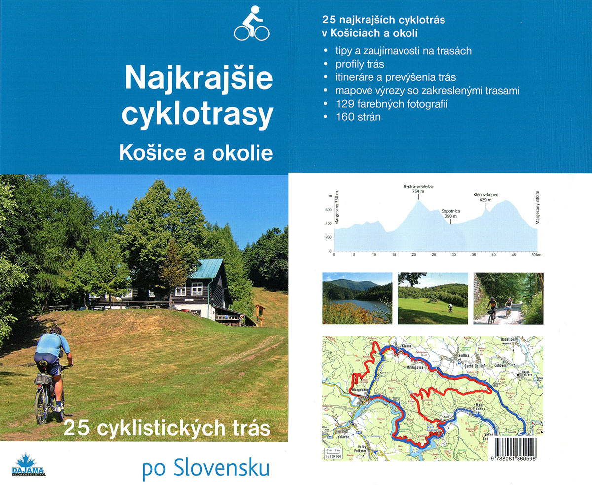 Kniha: Najkrajšie cyklotrasy Košice a okolie