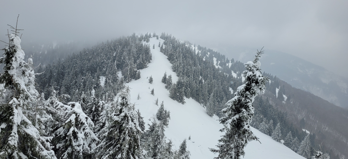 Skialpami na hrebeni Veľkej Fatry