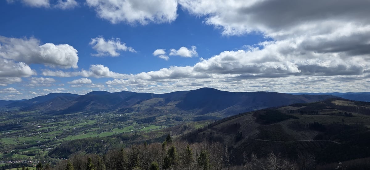 Veřovické vrchy - sólo hike v Moravsko-sliezskych Beskydách