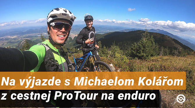 Video: Na v&yacute;jazde s Michaelom Kol&aacute;řom - z cestnej ProTour na enduro