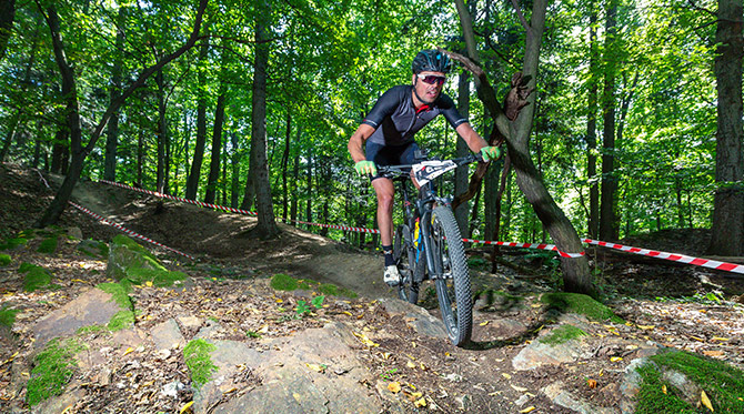 Video: MTB Singletrack Marat&oacute;n Ko&scaron;ice - 50 km singlov na v&yacute;chode 