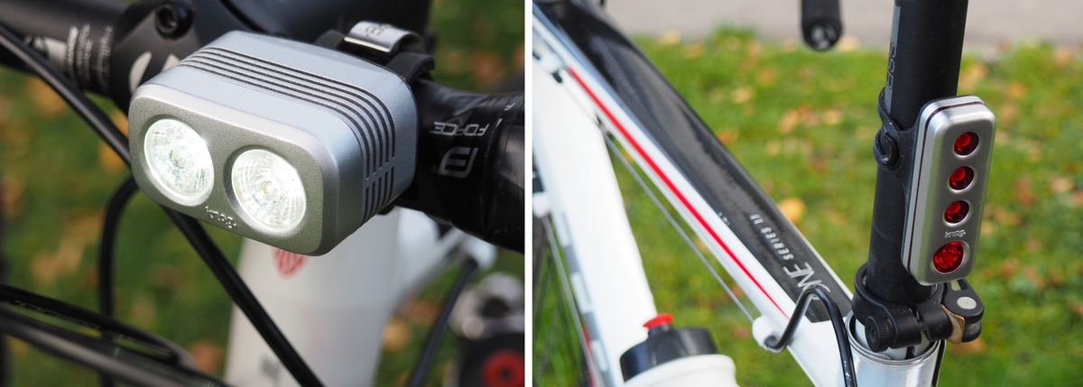 Test: KNOG Blinder ROAD 400 a R70 -  vydarené svetlá pre váš cestný bicykel