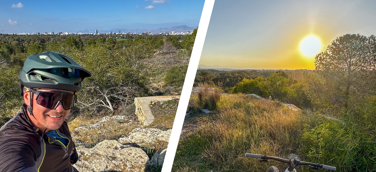 MTB traily na Cypre &ndash; Athalassa park v Nik&oacute;zii