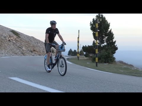 Boris bike na Mont Ventoux