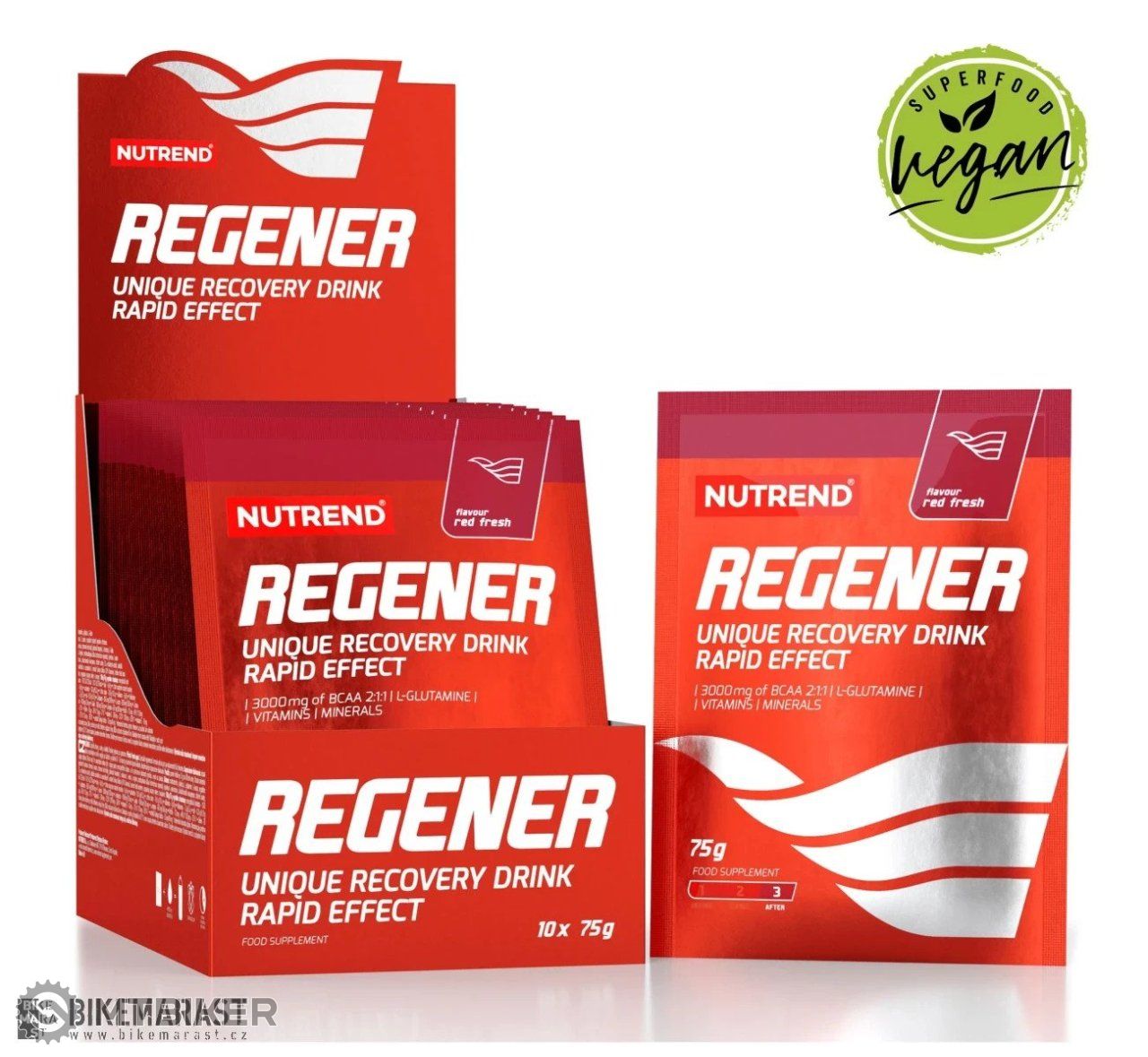 NUTREND REGENER regeneračný nápoj, 10 x 75 g