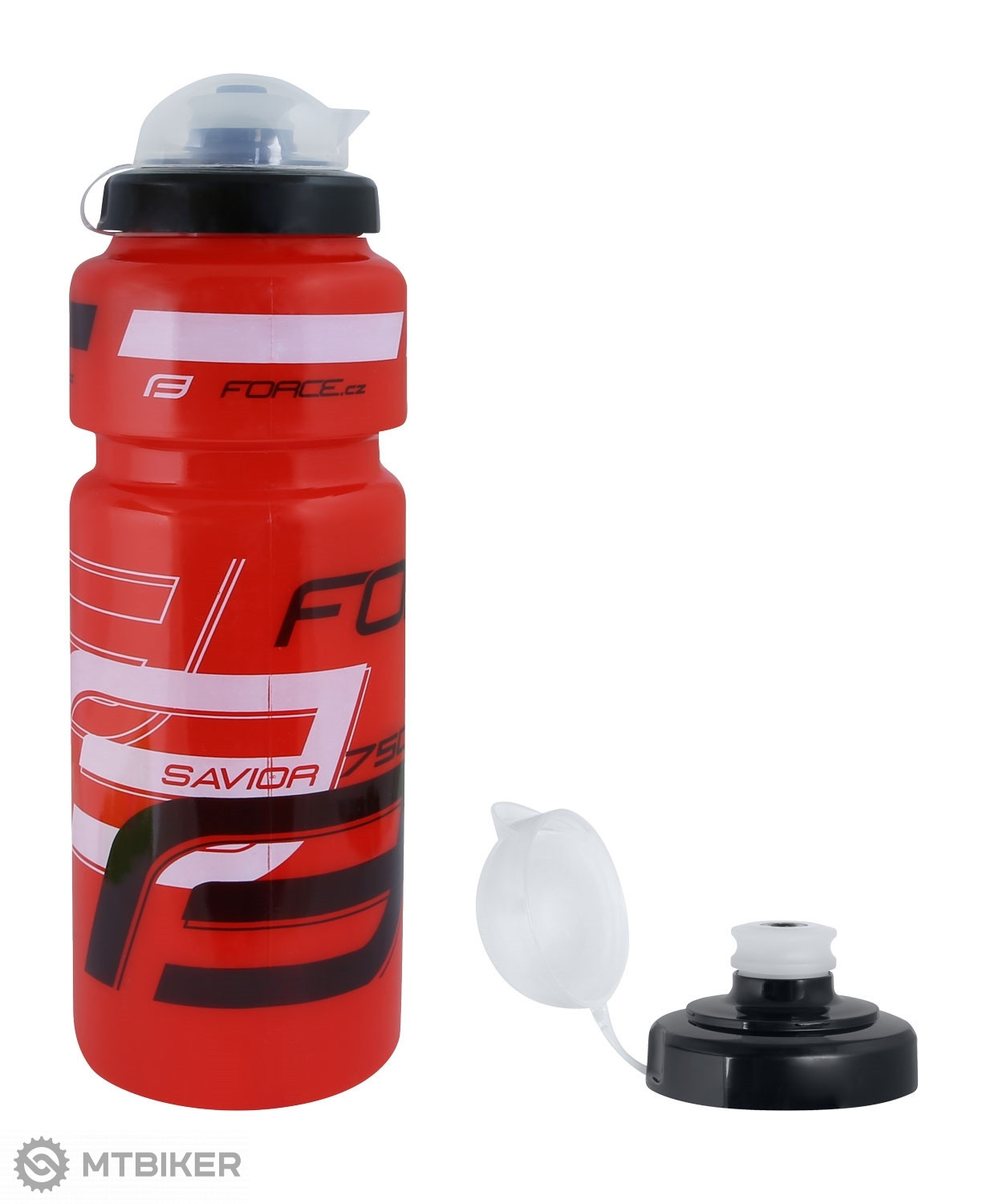 FORCE Savior Ultra fľaša 0,75 l, červeno-čierno-biela 
