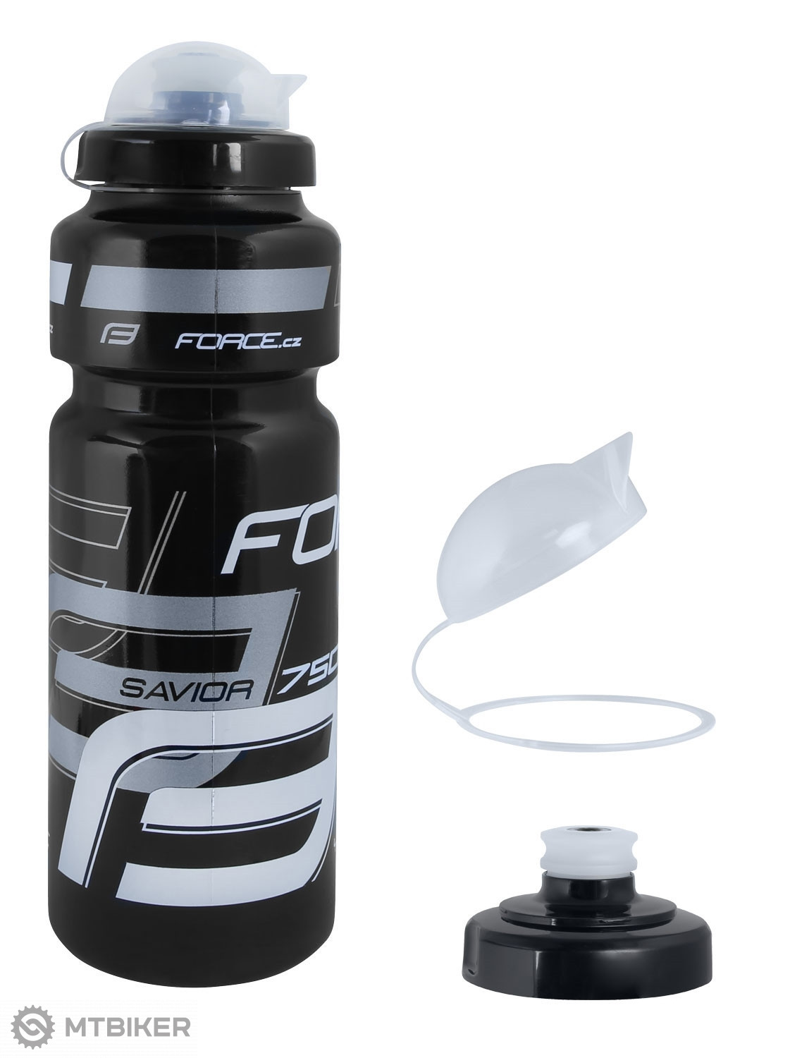FORCE Savior Ultra fľaša 0,75 l, čierno-šedo-biela