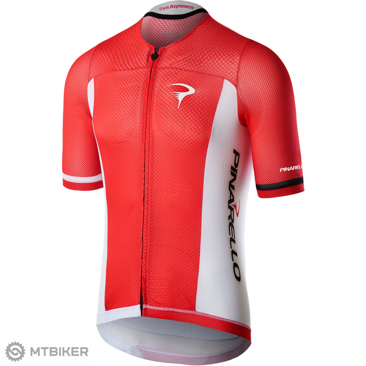 Pinarello AERO jersey Think Asymmetric red white