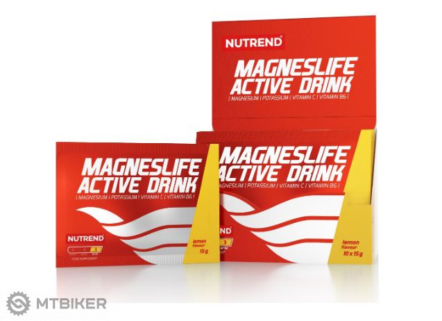 NUTREND Magneslife Active Drink balenie 10ks po 15 g citrón