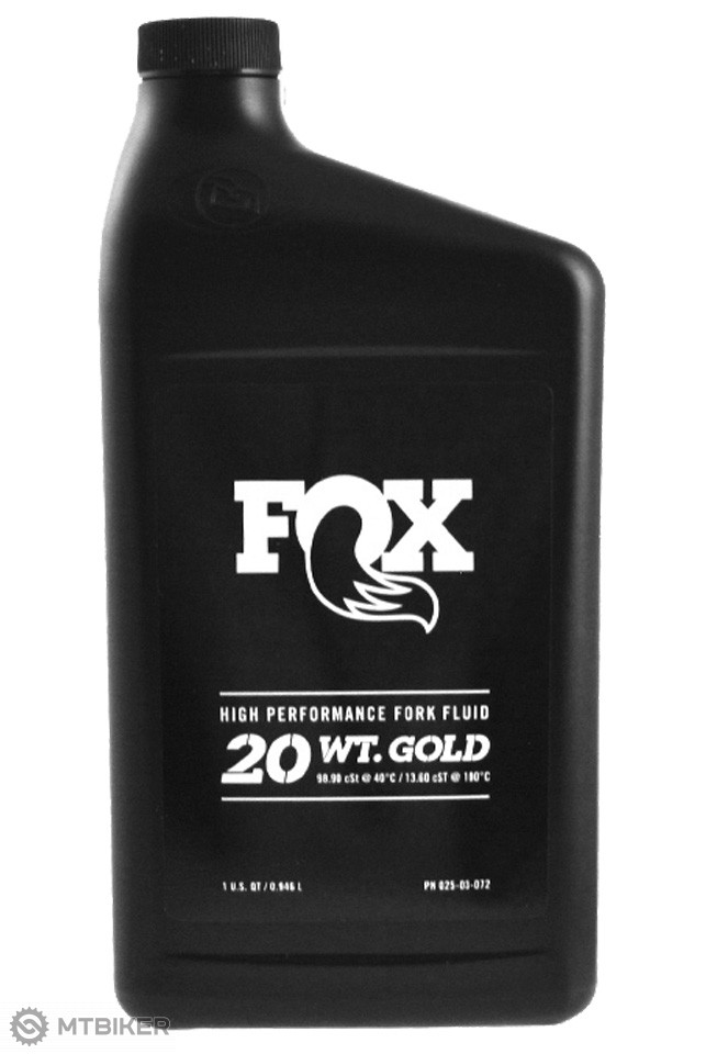 FOX 20WT Gold olej do vidlíc, 946 ml