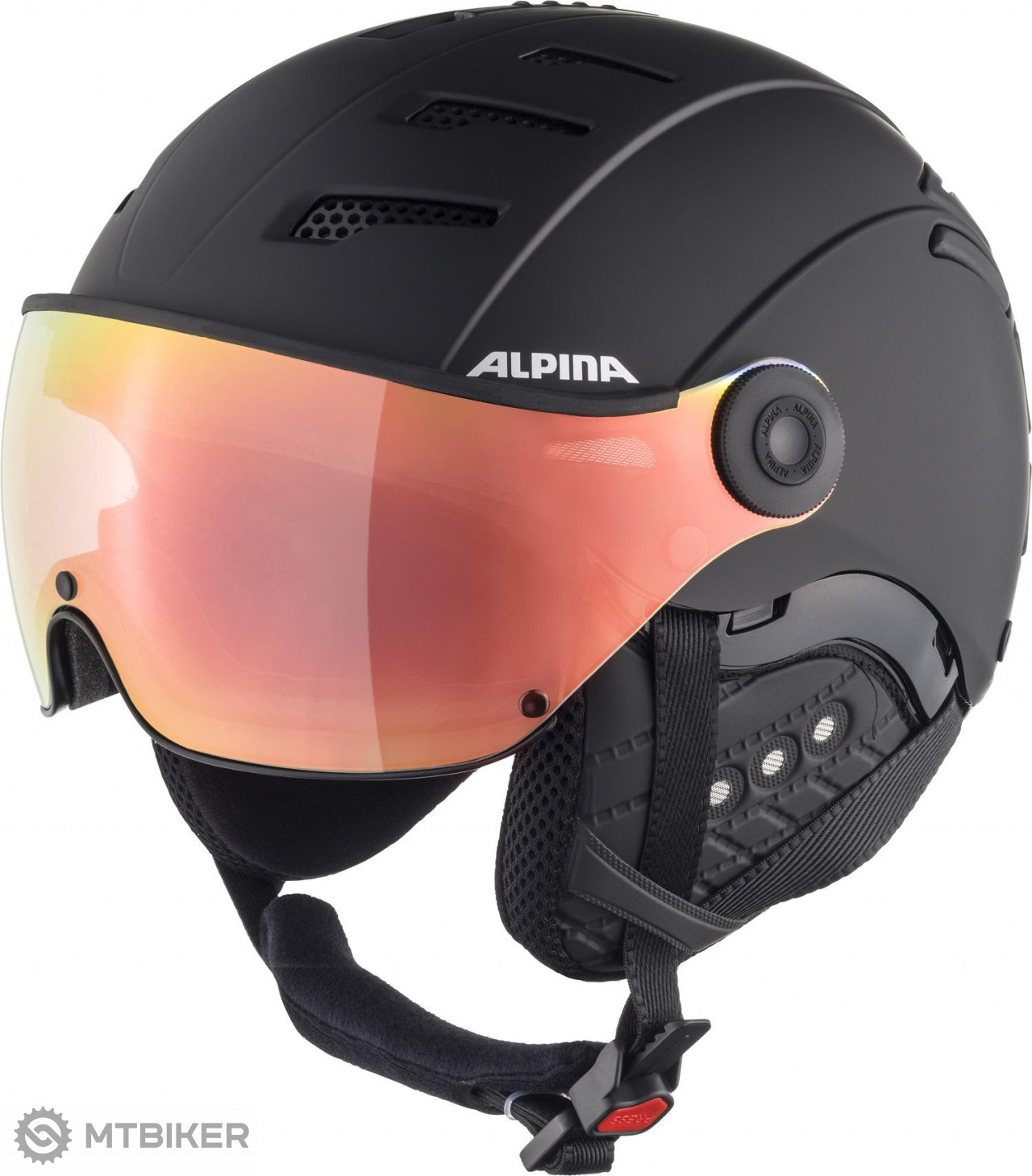 Markér kuvert Legepladsudstyr ALPINA Ski helmet JUMP 2.0 HM black matt - MTBIKER.shop