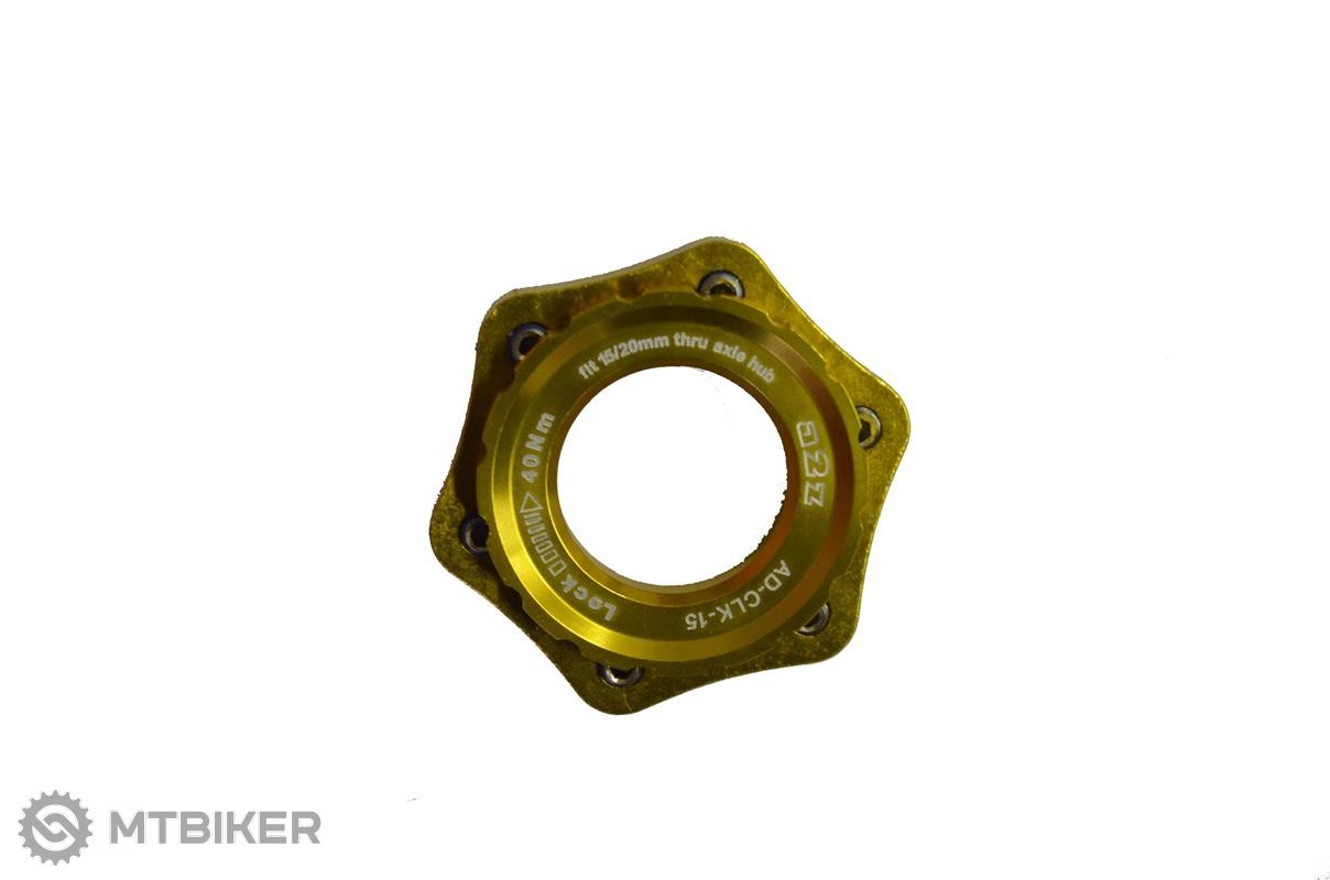 A2Z CLK Centerlock-6-Löcher 15 mm Adapter gold