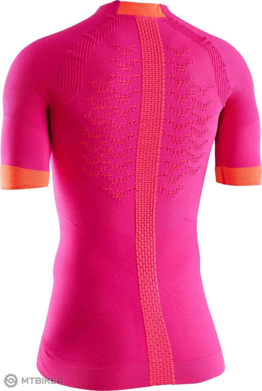 X-BIONIC The Trick 4.0 women's running shirt, pink/orange 