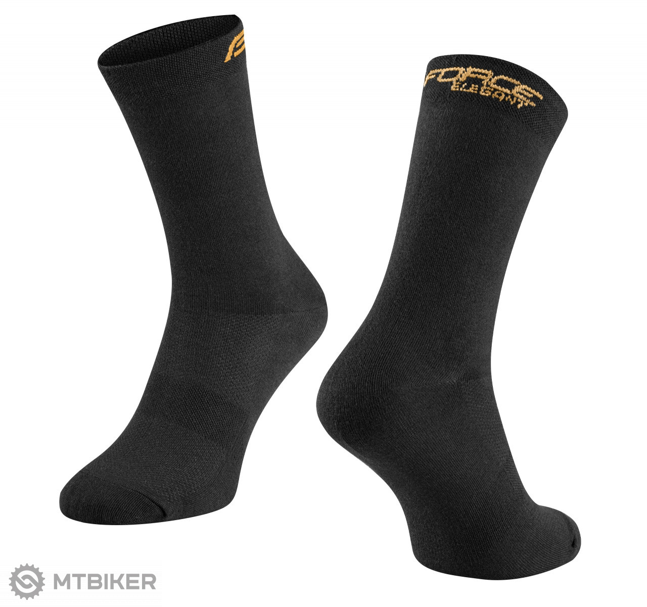 FORCE ELEGANT ponožky, čierna/zlatá