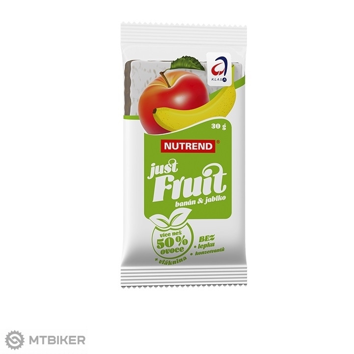 NUTREND just Fruit ovocná tyčinka, 30 g, banán + jablko