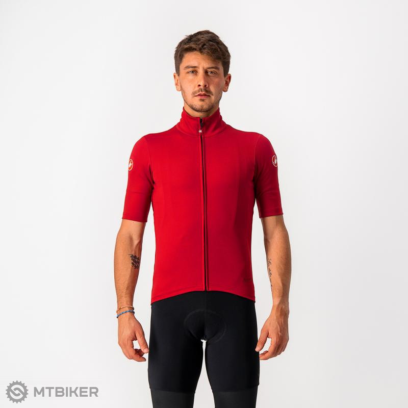 Castelli PERFETTO RoS LIGHT jersey, dark red - MTBIKER.shop