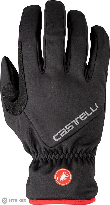 Castelli ENTRATA THERMAL rukavice, čierna