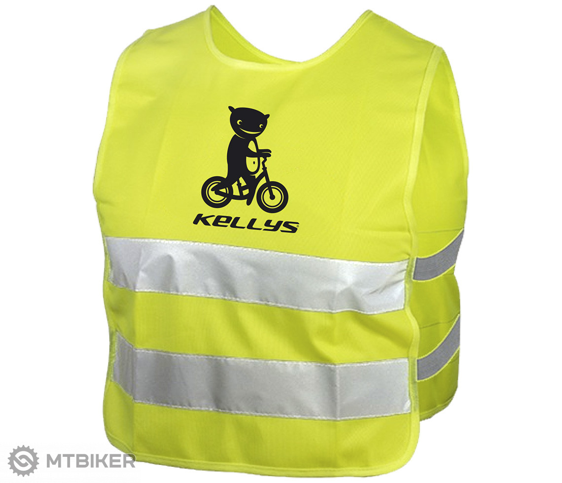 Kellys Starlight RIDER detská vesta, reflexná žltá