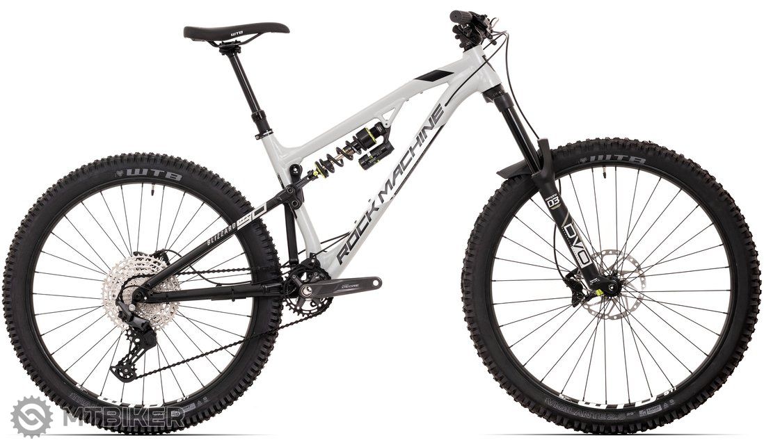Rock Machine Blizzard 50-297 bicykel, sivá/čierna/biela